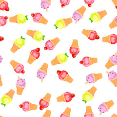 illustration of ice cream
