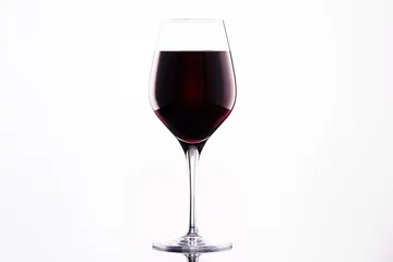 Fotobehang Classy glass of red wine © ovidiu marian