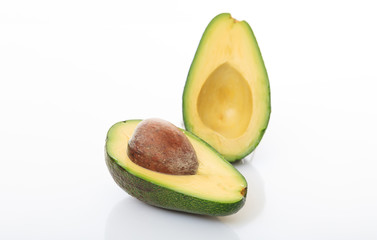 Avocado isolated on white background