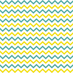 Zigzag pattern. Trendy simple image, illustration