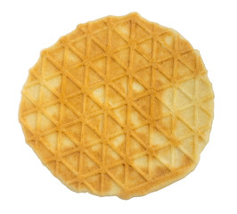 Homemade Waffle Isolated