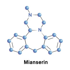 Mianserin is a psychoactive drug of the tetracyclic antidepressant therapeutic family. It is classified as a noradrenergic and specific serotonergic antidepressant 