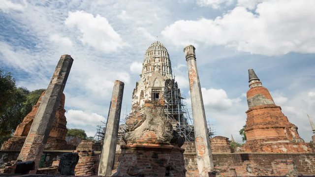 Wat Rat Burana dungeon prang. People can also go down and watch murals Department outlawed the early Ayutthaya period. Wat Rat Burana is measured tourists visit on a regular basis.thailand