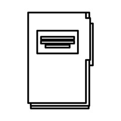 folder document isolated icon vector illustration design