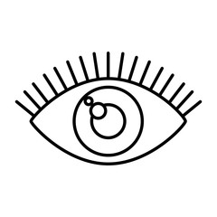 eye human sign isolated icon vector illustration design
