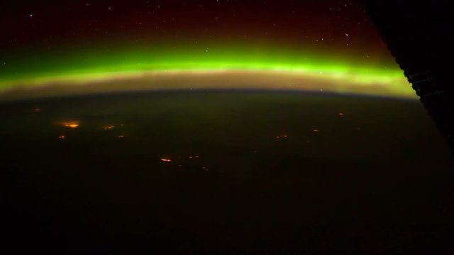 Planet Earth seen from the International Space Station with Aurora Australis over the earth, Time Lapse 4K. Images courtesy of NASA Johnson Space Center : http://eol.jsc.nasa.gov