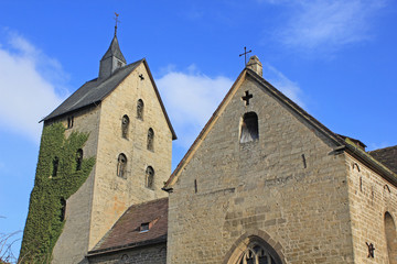 Fototapeta na wymiar Gehrden: Ehem. Klosterkirche / Pfarrkirche (1184,Nordrhein-Westfalen)