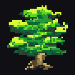 Fototapeta premium tree 8bit