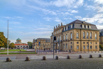 Obraz premium Schlossplatz square, Stuttgart, Germany