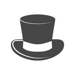 Top hat icon - vector Illustration