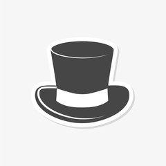 Top hat icon - vector Illustration