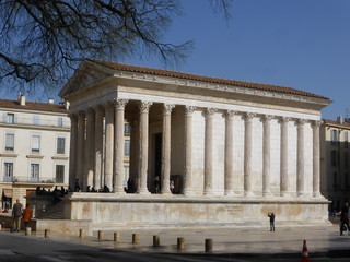 Fototapeta premium Nîmes, Maison carrée (France)