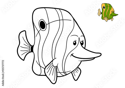 "Coloring book, Fish" Stock photo and royalty-free images on Fotolia