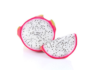 Dragon fruit isolated on white background