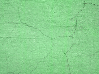 green wall with faults, texture for design background