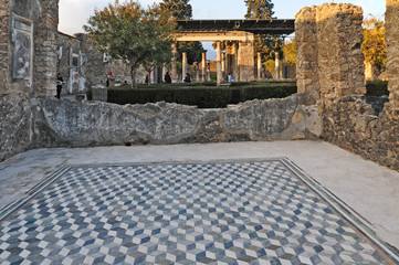 Pompei, resti e rovine di antiche domus patrizie