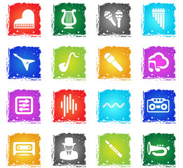 music icon set