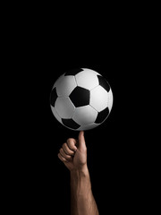 rotation of a soccer ball