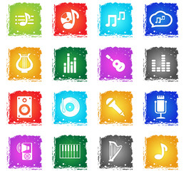music icon set