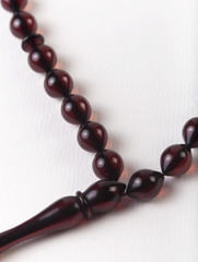 dark red rosary