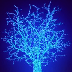 Blue tree