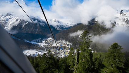 view of the hoist of Dombay