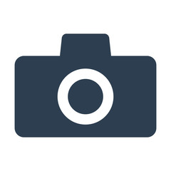 camera icon on white background