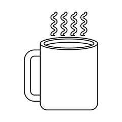 coffee cup drink isolated icon vector illustration design
