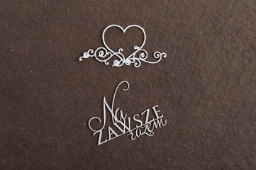 serce, napis "na zawsze razem" © npls