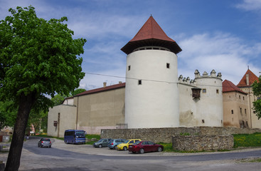 Fototapeta na wymiar The Thokoly Castle in Kezmarok, .medieval town in Slovakia.