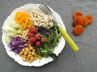 Buddha Bowl. The concept of a healthy vegetarian diet