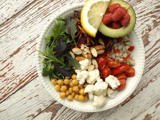 Buddha Bowl. The concept of a healthy vegetarian diet