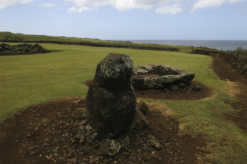 Mookini Heiau on Island of Hawaii, USA