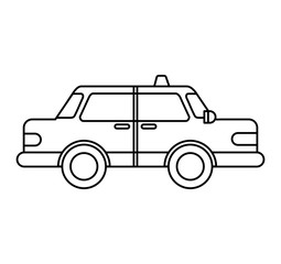 taxi service public icon vector illustration design