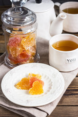 Candy citrus jelly