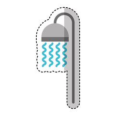 bathtub faucet isolated icon vector illustration design