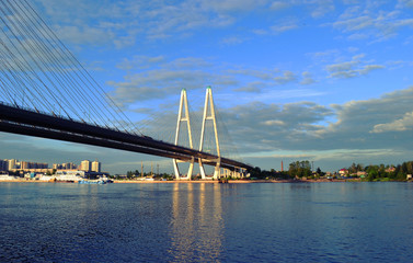 Fototapeta na wymiar Obuchov bridge