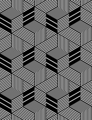 Seamless op art pattern.