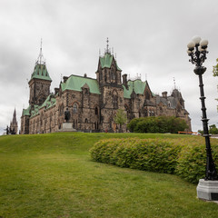 Fototapeta na wymiar Canadian parliament in Ottawa