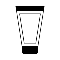 bottle cream spa product vector illustration design