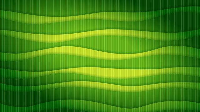 green waves