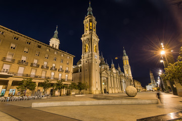 Fototapeta na wymiar Basilica de Nuestra Senora del Pilar , Zaragoza, Aragon, Spain