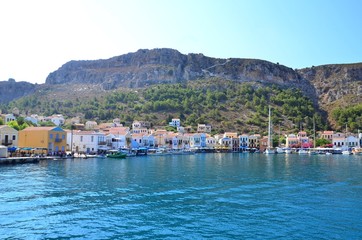 Fototapeta na wymiar vacances dans le Dodécanèse, archipel grec 