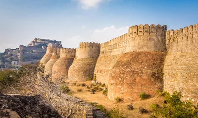 Papier Peint photo Travaux détablissement Kumbhalgarh Fort in Rajasthan