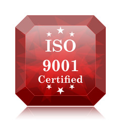 Fototapeta premium ISO9001 icon