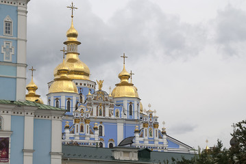 Fototapeta na wymiar St. Michael's Golden-Domed Monastery