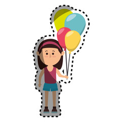 woman avatar character isolated icon vector illustration design