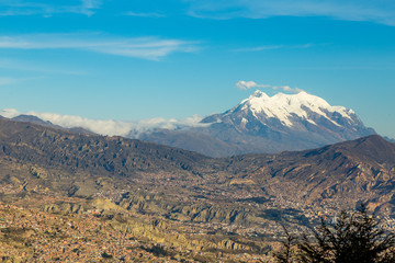 Beautiful mountains of Bolivia in La Paz