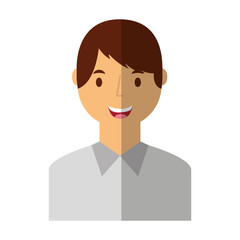 young man avatar character vector illustration design