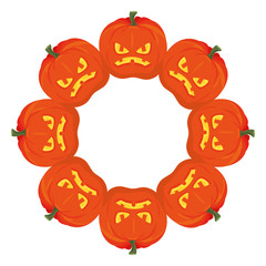 halloween card party invitation vector illustration design